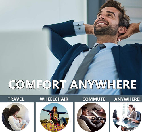 Ergonomic Memory Foam Seat Cushion